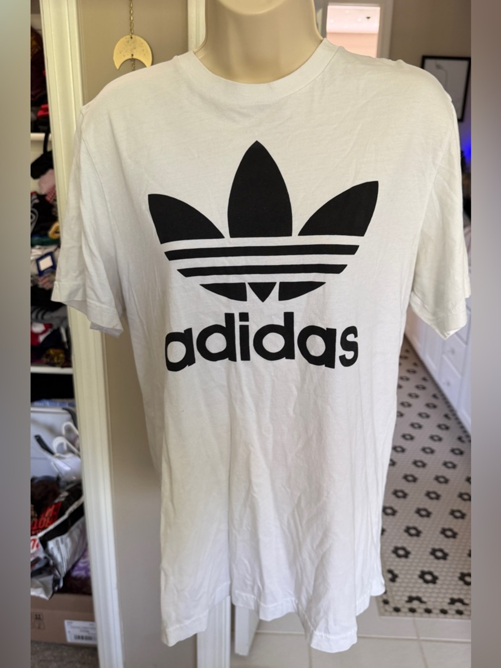 Adidas Trefoil Logo White Tee